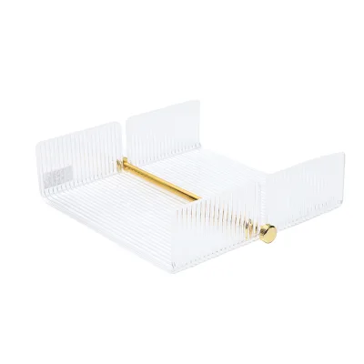 Home Decorative Lucite Napkin Tissue Holder Clear Kitchen Acrylic Napkins Holder for Party Restaurant