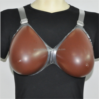 Tear Drop Triangle Custom Nude Color Artificial Nipple Breast Forms