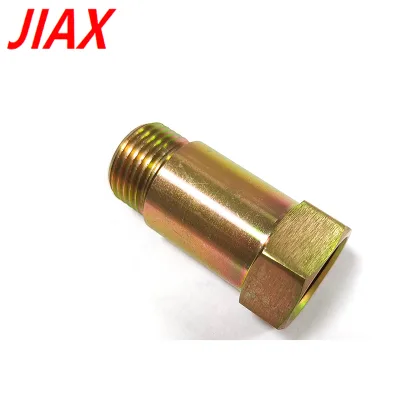 Good-looking Catalyst Converter Rear O2 Sensor Spacer Exhaust Extension, Color Zinc Joint for CEL FIX, Thread M18*1.5,UNIVERSAL