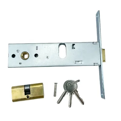 African Market Good Quality Aluminium Euro Door Steel/Iron Mortice Lock With Copper Oval Cylinder