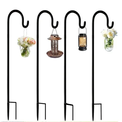Custom Shepherds Hook Adjustable Christmas Decoration Shepherds Hooks for Outdoor