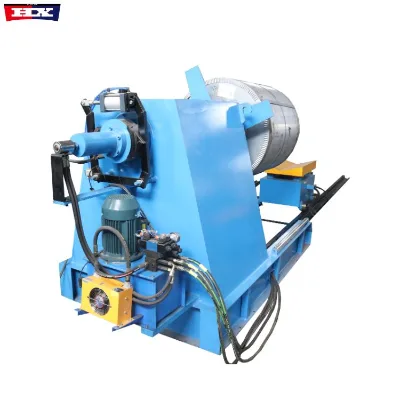 2-Ton Fully Automatic 530mm Max Shaft Inner Diameter Hydraulic Reel Decoiler