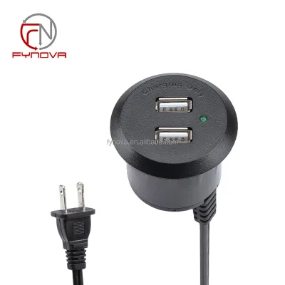 American Furniture Power Strip Surface Mountable Recessed Outlets Hidden Tabletop Socket Conference Table Sofa EU/AU Socket