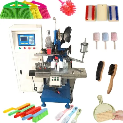 Sweeper Automatic Clothes Wash Brush Tufting Drilling Making Machine SHARE Brand High-Speed 350 Holes/Min Production Capacity