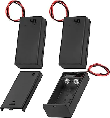 1x AA Battery Holder 9V Battery Holder with Switch and Leads