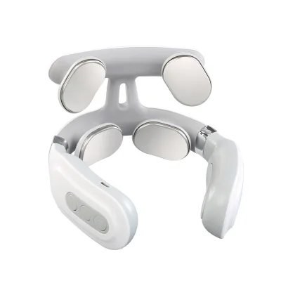 Intelligent Neck Massager Electric Neck and Shoulder Massager Pulse Cervical Relax Hot Compress Neck Massager