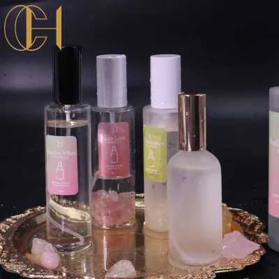 C&H Wholesale Custom Logo Personalize Scents 100 ml Frosted Glass Bottle Room Spray