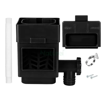 Rainwater Collection Diverter Downspout Standard Downspouts with Universal PVC Valve Rain Barrel Diverter Kit