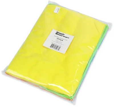 Custom Logo 15x15 Inch All-Purpose Microfiber Detailing Towel Quick-Dry Knitted Home Use Kitchen Cleaning Cloth