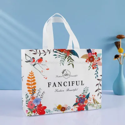 Reusable Totes Bag Bulk, Shopping Bags Non Woven Grocery Bag with Handles Fabric Portable Tote Bag Foldable Tote Bag