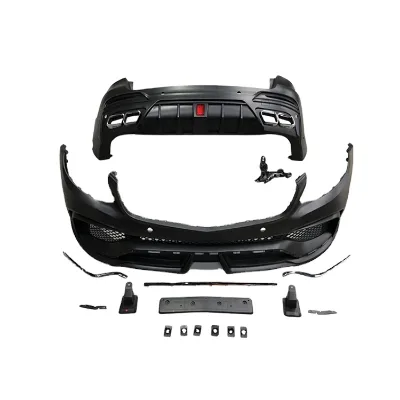 Modified Car Bumpers Body Kit Front Bumper Grills Rear Bumper for Mercedes benz Glc 2016-2019