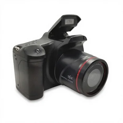 Powered CMOS HD Telephoto Mirrorless Digital Camera 16x Zoom 2-3" Screen Electronic Image Stabilization