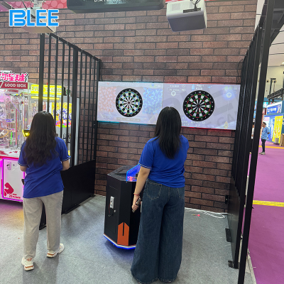 Indoor Sport Games Coin Operated Electronic Interactive Projecting Dart Game Electronic  Machine