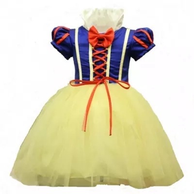 All-Saints'Day Snow White Performance Costumes for Kids Halloween Cosplay for Boys and Girls Christmas Character Pattern