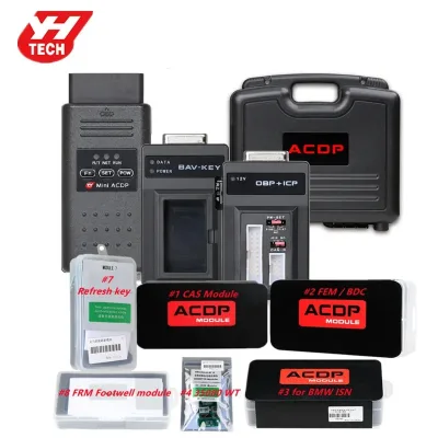 Yanhua ACDP-2 BMW Full Package with Module 1/2/3/4/7/8/11 + License for B-MW Key Programming Get Free B48/ N20/ N55/ B38 Board