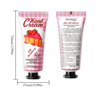 Hot Sale Moisture Fragrance Fruity Flower Herbal OEM/ODM 20g Honey Avocado Nourishing Lotion Hand Cream