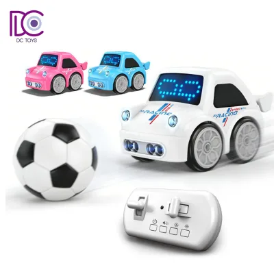 DC 2.4G Smart Soccer Follow Game Custom Portable Mini Remote Control Rc Car Toy with Light Music