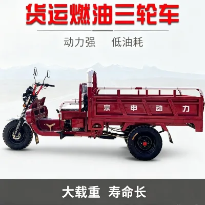 Heavy Duty Gasoline Motor Tricycle Max 1800kg Loading Capacity 7.6kw Power for Mountain Cargo Delivery