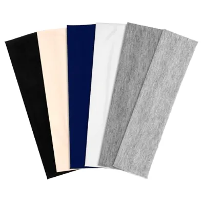 Wholesale Custom Logo Soft Elastic Headband Sport Outdoor Fashion Adjustable Cotton Headband