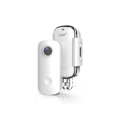 SJCAM C100+ Mini WiFi Action Camera 4K Underwater Small Vlog Camera Helmet Camera with Mount Kits SD Card