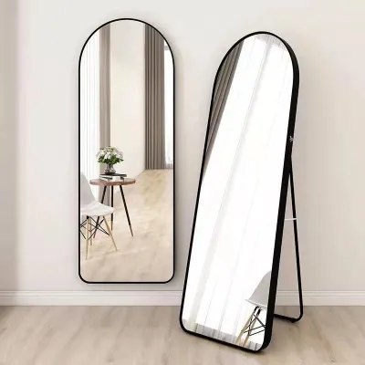 Wholesale Price Customized Home Decoration Living Room Decoration Wall Irregular Aluminium Alloy Framed Mirror
