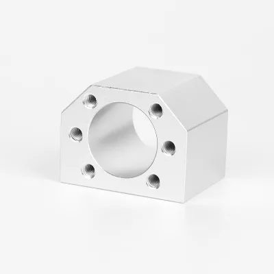 Metric SFU1605 Ball Screw Nut Housing High Precision Aluminum Support Nut Shell for CNC Machine Tool Linear Motion