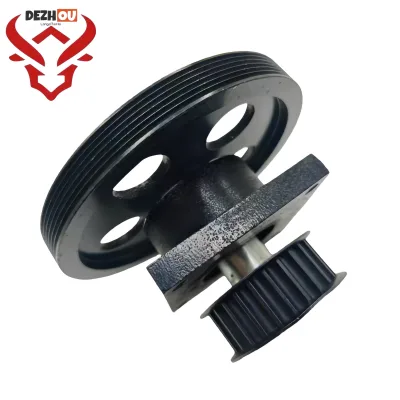 Door Motor Pulley 6 Grooves, PJ457 Belt, Encoder, Reduction Mechanism Pulley, Passenger and Freight Elevator