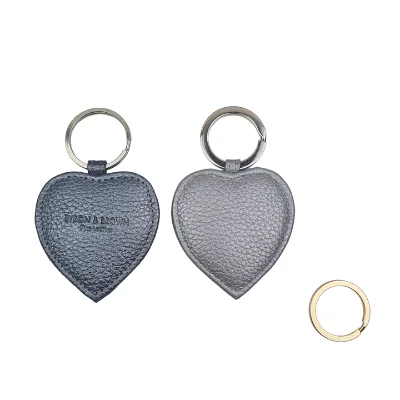 Wholesale Genuine Luxury Premium Retro Leather Keychain Accessories Custom Brand Logo Eco-Friendly Zinc Alloy Promotional Use