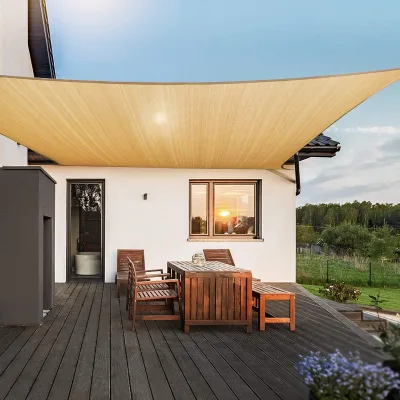 180GSM HDPE Sun Shade Sail UV Shade Net Outdoor Covering for Backyard Garden Pergola Waterproof Shade Cloth
