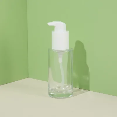Custom Logo Empty Lotion Spray Bottle Body Oil Bottle With Pump