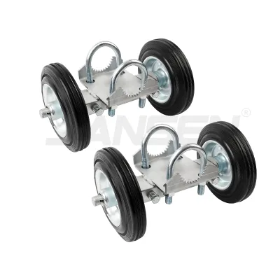 8 Inch Chain Link Sliding Folding Iron Gate Rotated Roller Bearing Wheels for Sliding Gate