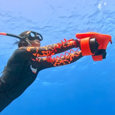 Electric Underwater Scooter Foldable Sea Scooter 4KG Ultra-lightweight 1.8m/s High Speed Airline Approved Diving DPV Travel