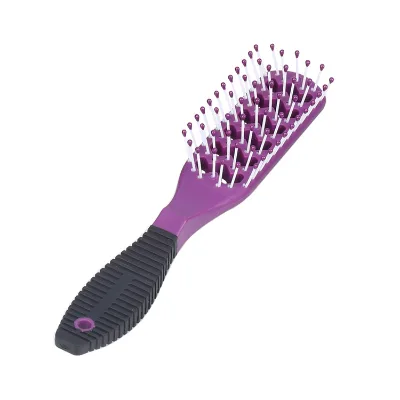 Rubber Handle Quality Nylon Ball Tips Bristles Vent Brosse a Cheveux Tangle Hair Brush
