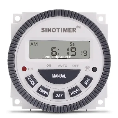 TM619H series time switch 7-day programmable cycle timing intelligent time controller built-in battery