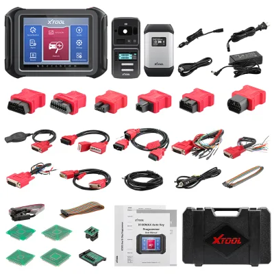 For X100 MAX Comprehensive 2-in-1 Automotive Tool IMMO/Key Programming OE-Level Diagnostics WiFi Enabled 12V Universal Fitment