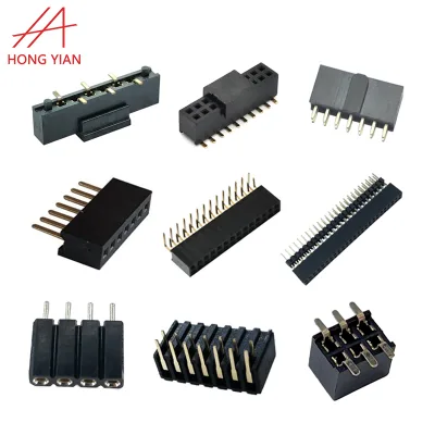 2.0mm 2.54mm Pitch 1.27mm Female Header DIP Connectors Straight PCB Board to Board Connectors