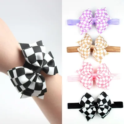 Factory High Quality Bow Black and White Garment Accessory Brand Product Packaging Bow