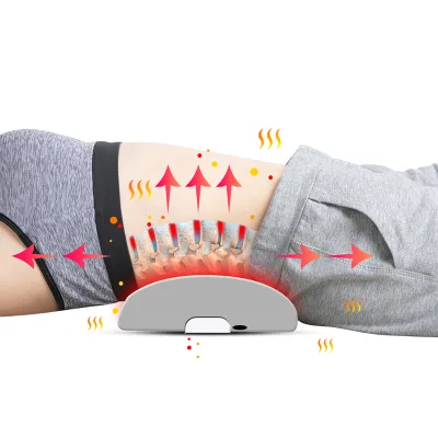 Hezheng Slimming Lower Back Support Waist Massage Belt Factory Vibration Shiatsu Heat Body Fat Burning