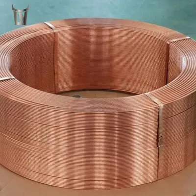 High Purity Rectangular Polished Copper Alloy Pipe for Air Conditioning and Refrigeration with Welding and Bending Services