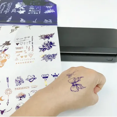 A4 Thermal Tattoo Paper Printer 203dpi Mobile Phone Portable Printing Equipment Stock Factory Direct Sales