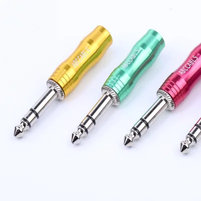 Dual-channel 6.5mm and 6.35mm Microphone Plug Large Three-pin Connector 1 Year Warranty
