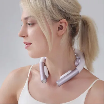 Wholesale Heat Electrode Patch Vibration Relax Muscle Neck Massager 16 Speed Levels Knead Relief Pian Cervical Massager