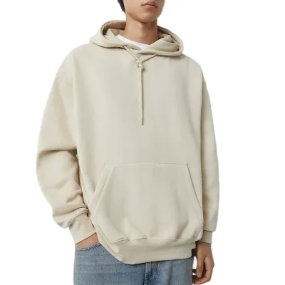 Men's Hooded Knitted Puff Printing Men Hoodies Oversized Fit Hoodie Men Custom logo Chenille Embroidery Hoodies