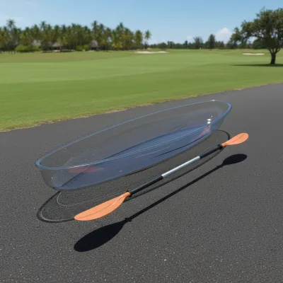 High Quality 1 Person Clear Kayak Made of Imported Polycarbonate Resin Canoe Kayak for Water Sport