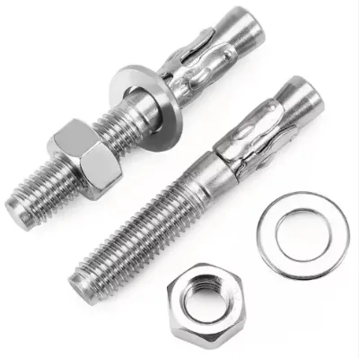 High Strength Wedge Anchor Bolt Carbon Steel Zinc Plated Expansion Anchor Bolt for Concrete