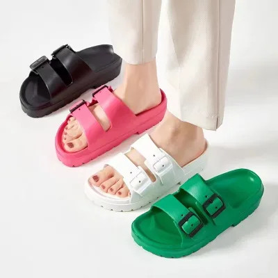 Summer New Thick Bottom Increasing Eva Slipper Light Weight Cool Slippers Soft Slides for Women