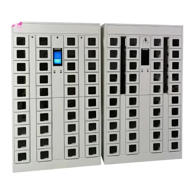 High Quality Electronic Lock Smart Mobile Phone Locker Weatherproof Durable Design Customizable Dimensions Floor Mount