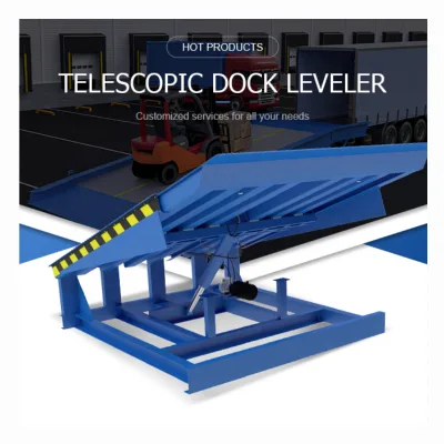 Wholesale 8t Telescopic Automatic Dock Leveler Container Ramp Forklifts Good Price Manufacturing Plants Machinery Repair Shops