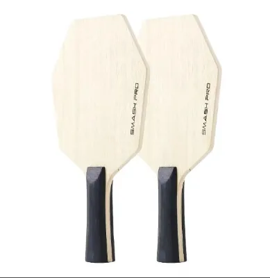 Hot Sale Custom Pure Wood Professional Hexagon Diamond Shape Pingpong Paddle Unique Shape Blade Control Table Tennis Paddle