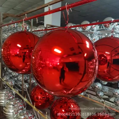 Large 60cm Silver Effect Silver Christmas Ball Pendant Exquisite Outdoor/Interior Super Decoration Good Festival Polyfoam Crafts